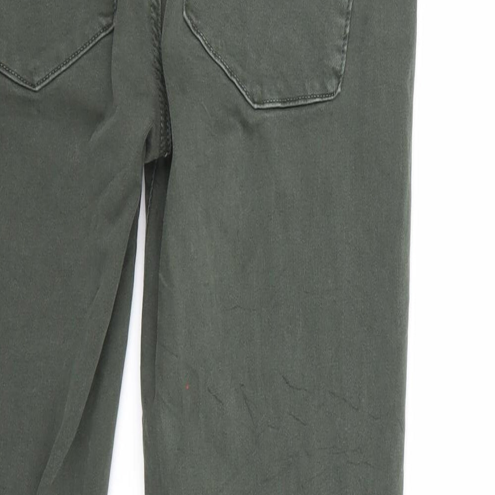 Preworn Girls Green   Skinny Jeans Size M