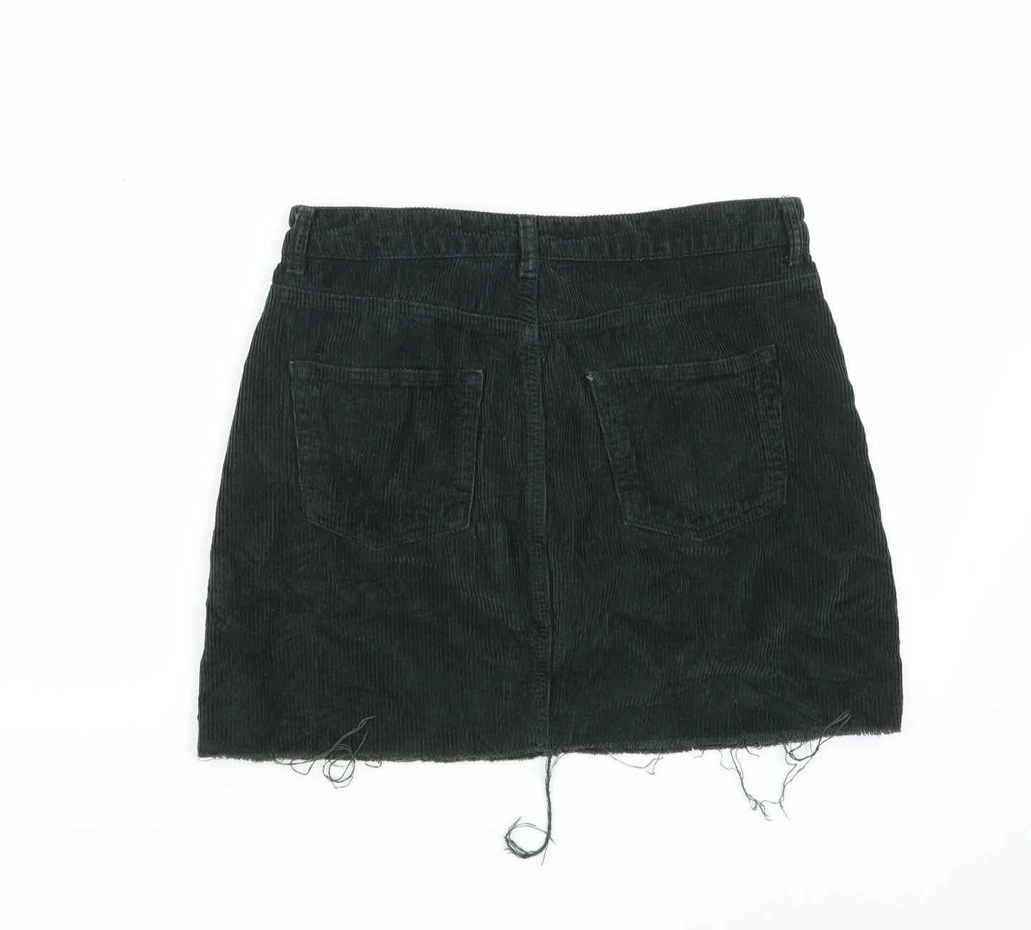 Topshop Womens Green   A-Line Skirt Size 12