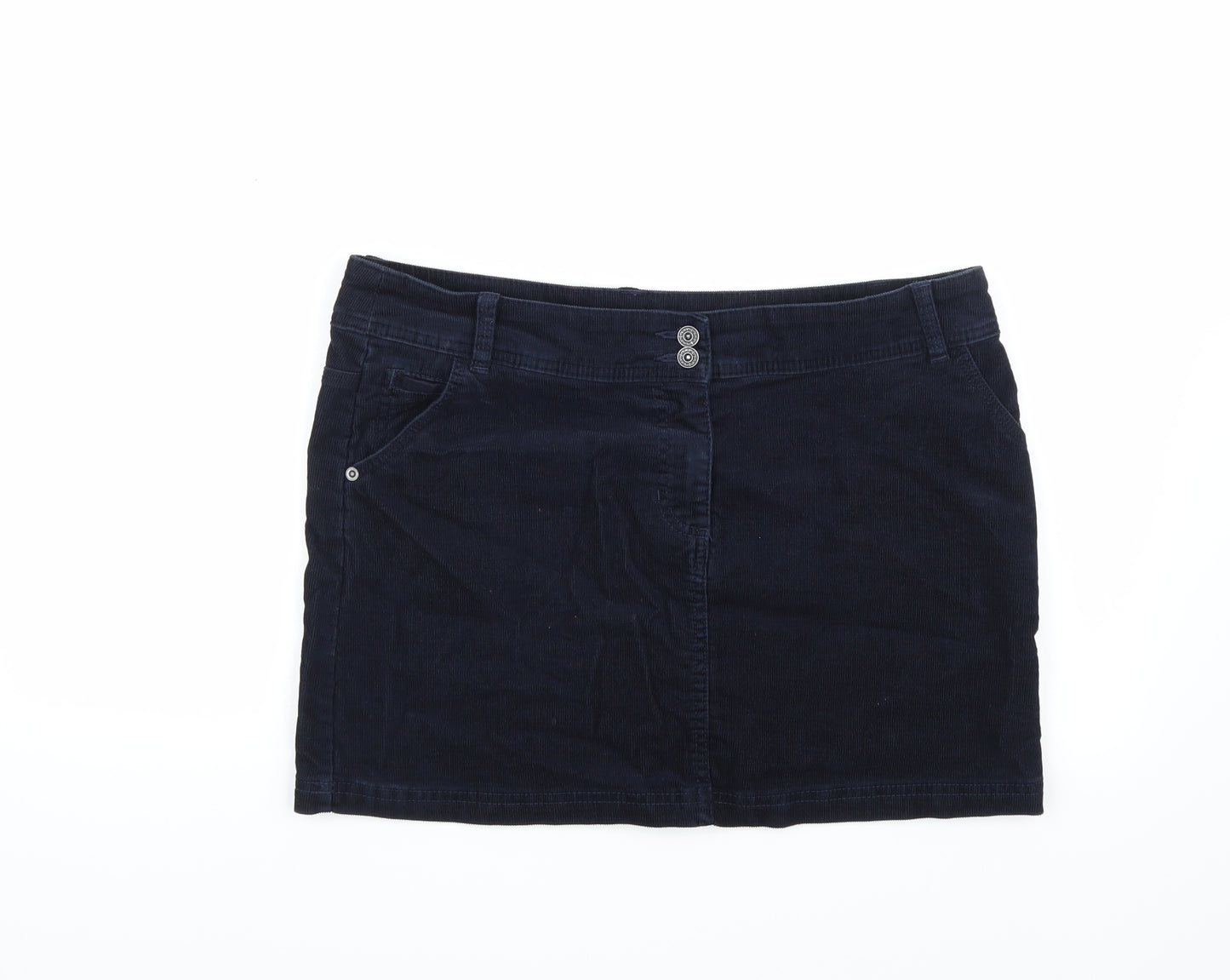 Marks and Spencer Womens Blue   A-Line Skirt Size 12