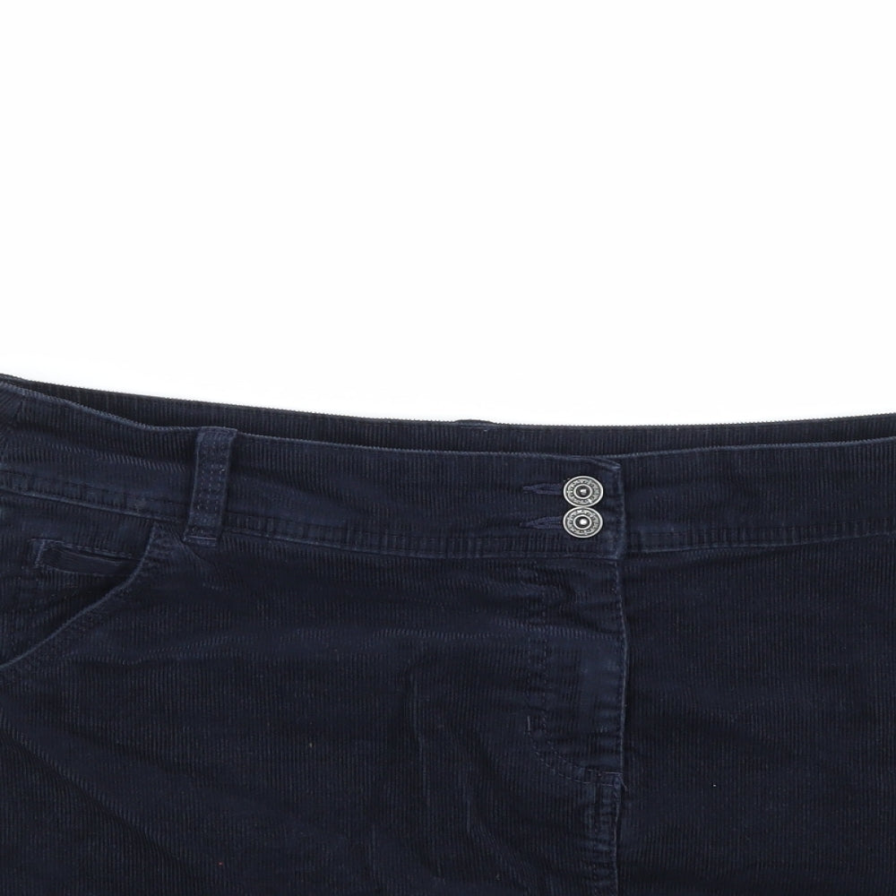 Marks and Spencer Womens Blue   A-Line Skirt Size 12