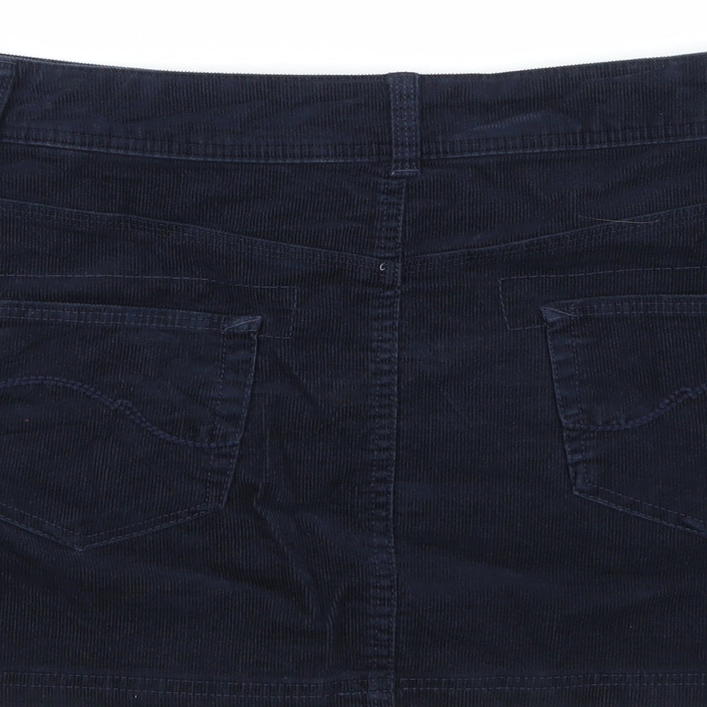 Marks and Spencer Womens Blue   A-Line Skirt Size 12