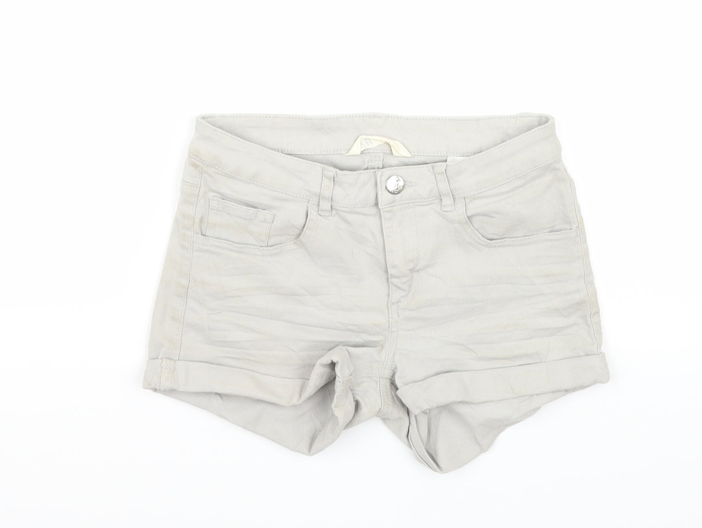 H&M Girls Grey   Bermuda Shorts Size 12 Years