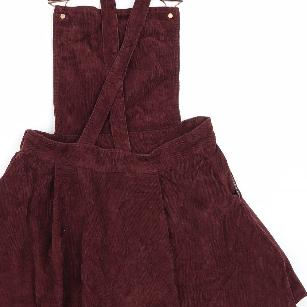Topshop Womens Brown   Dungaree One-Piece Size 12