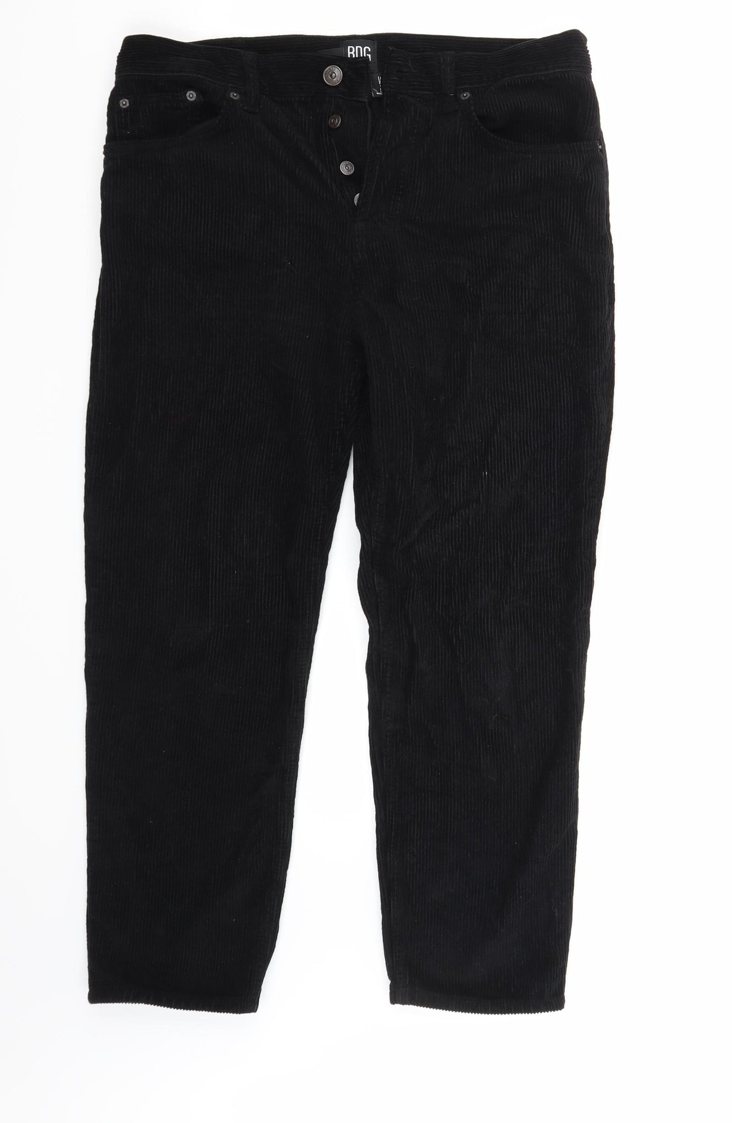 BOG Mens Black   Cropped Jeans Size 32 L30 in