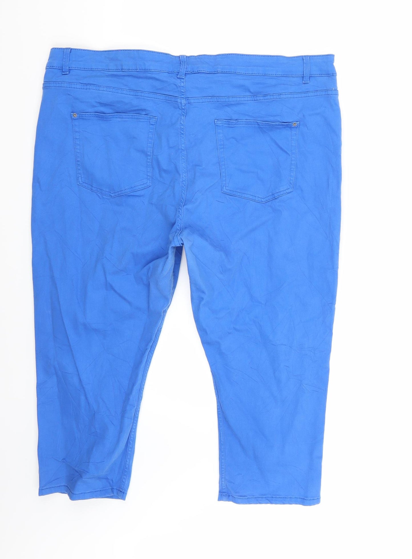 Marks and Spencer Womens Blue   Cropped Jeans Size 22 L21 in