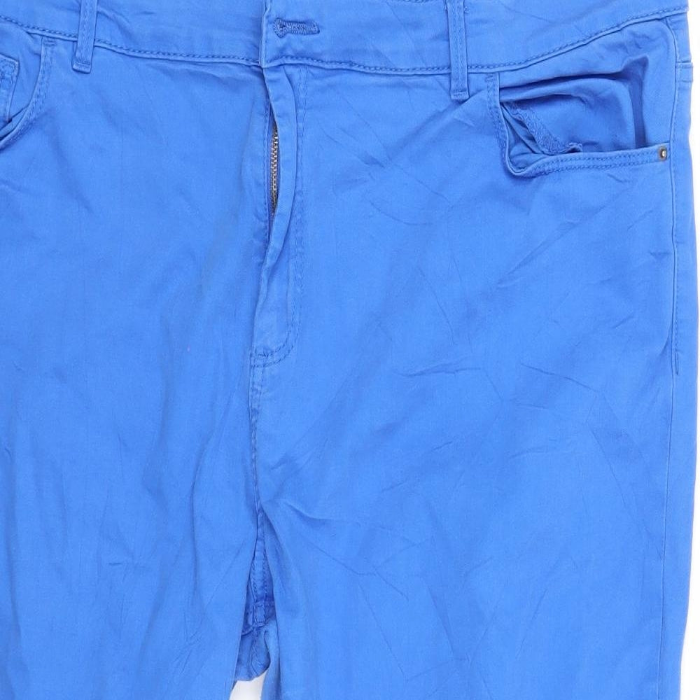 Marks and Spencer Womens Blue   Cropped Jeans Size 22 L21 in