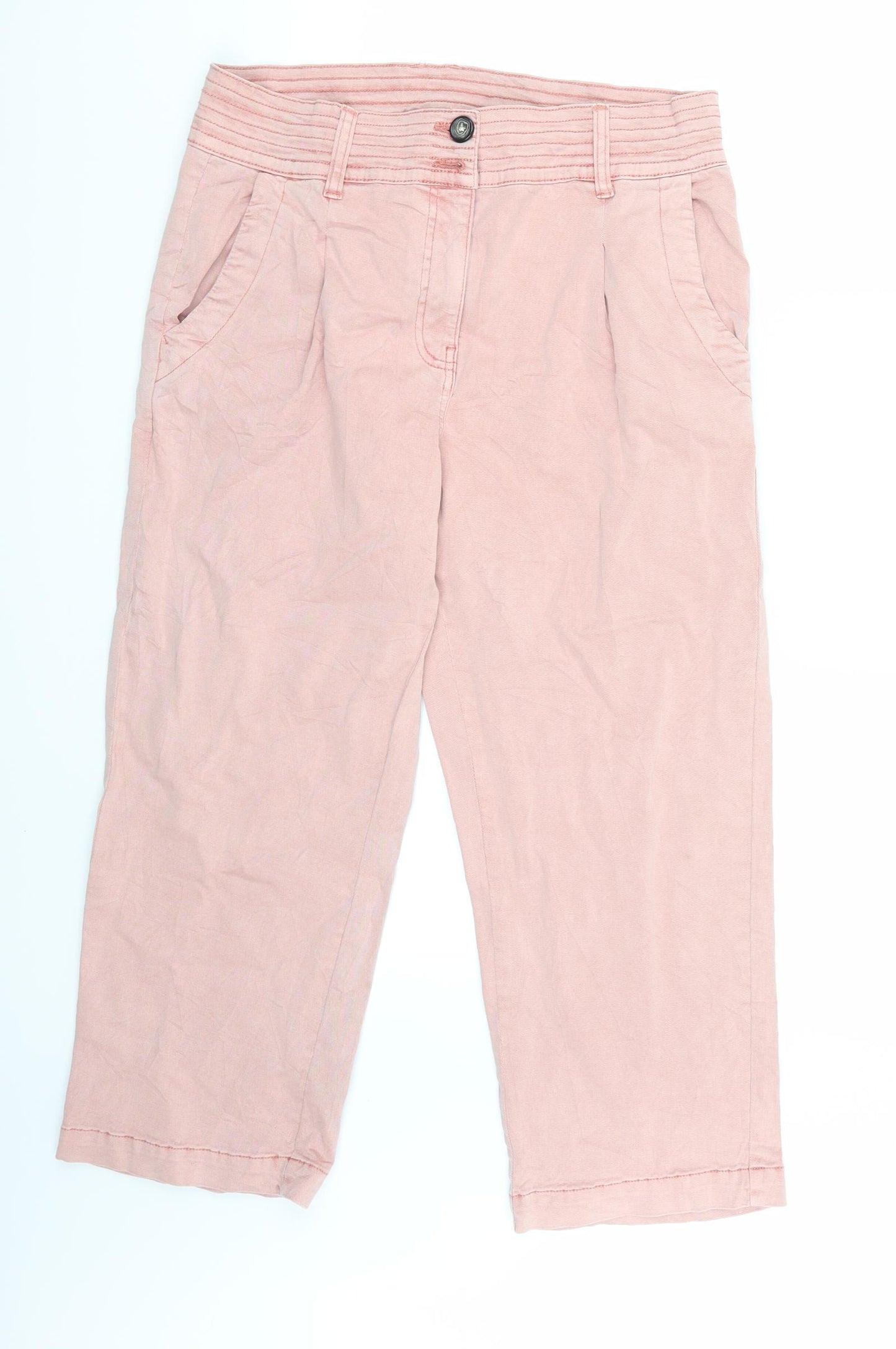 George Womens Pink   Cropped Jeans Size 14 L25 in