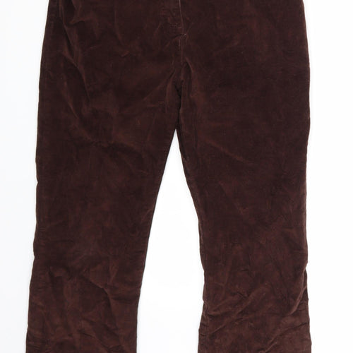 Cotton Traders Womens Brown   Cropped Jeans Size 14 L25 in