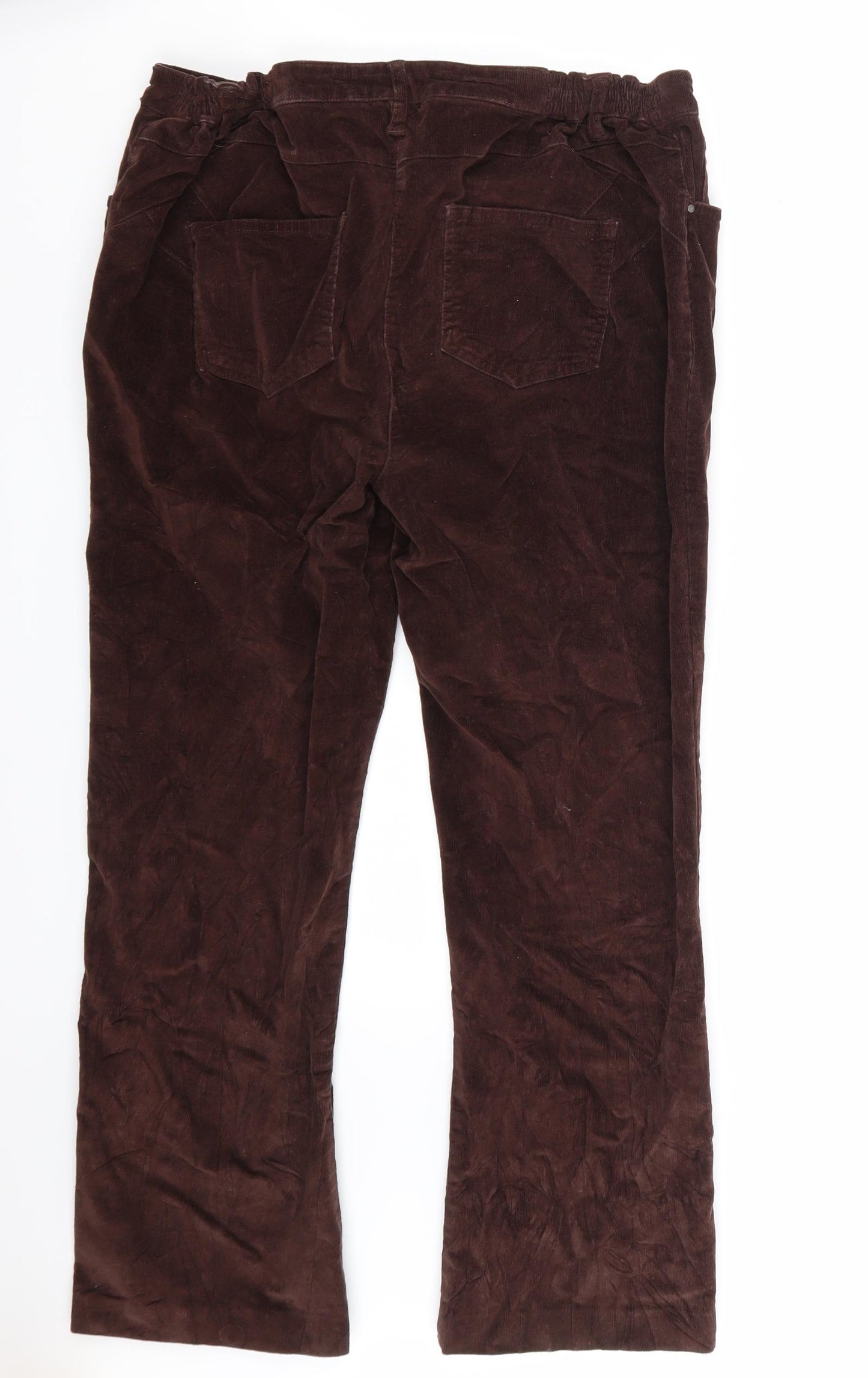 Cotton Traders Womens Brown   Cropped Jeans Size 14 L25 in