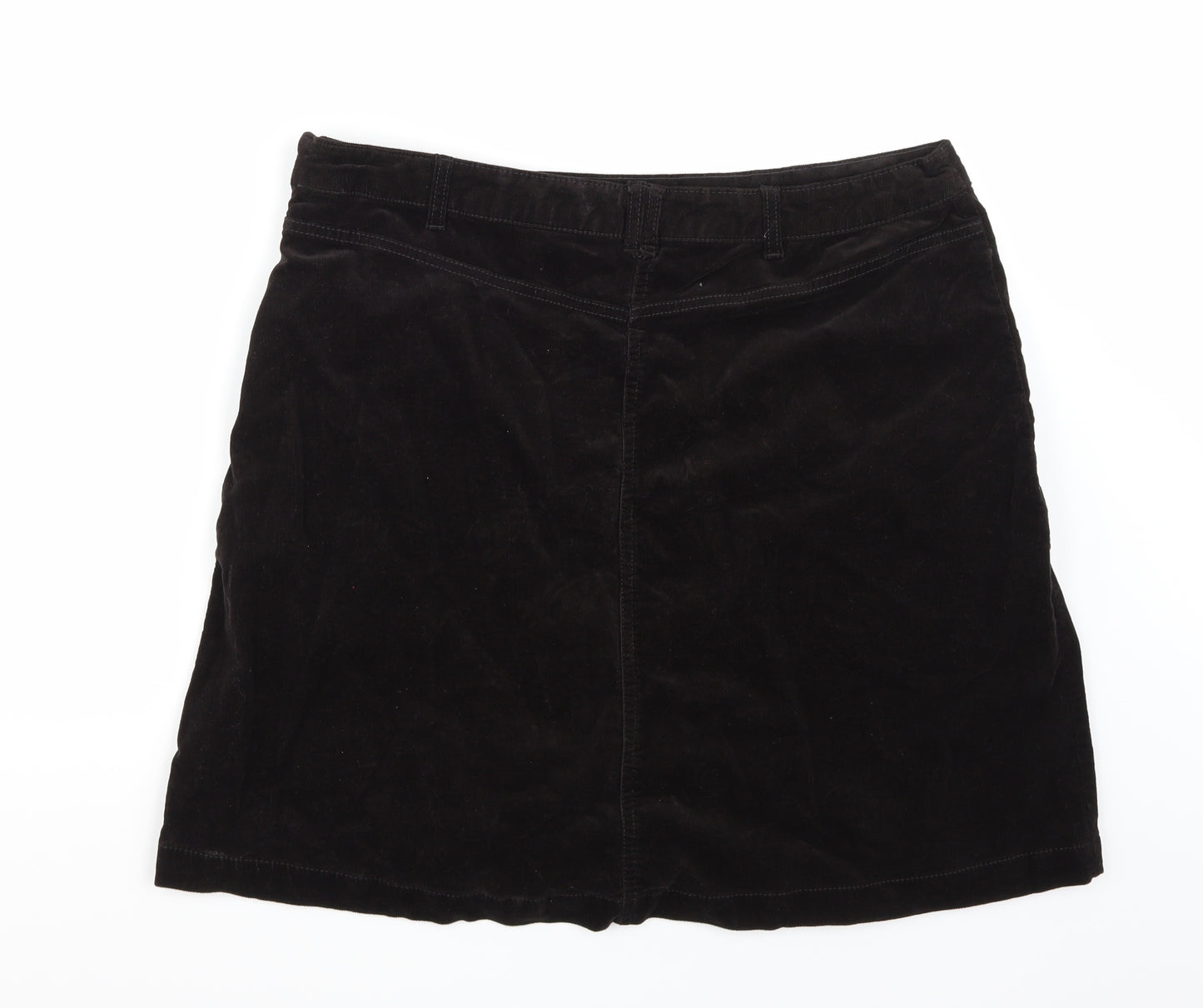 M&Co Womens Brown   A-Line Skirt Size 20
