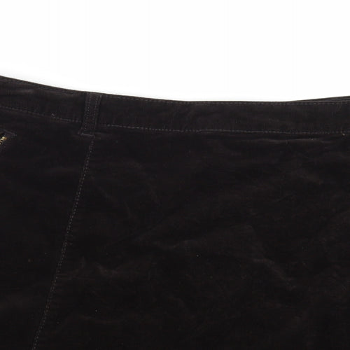 M&Co Womens Brown   A-Line Skirt Size 20