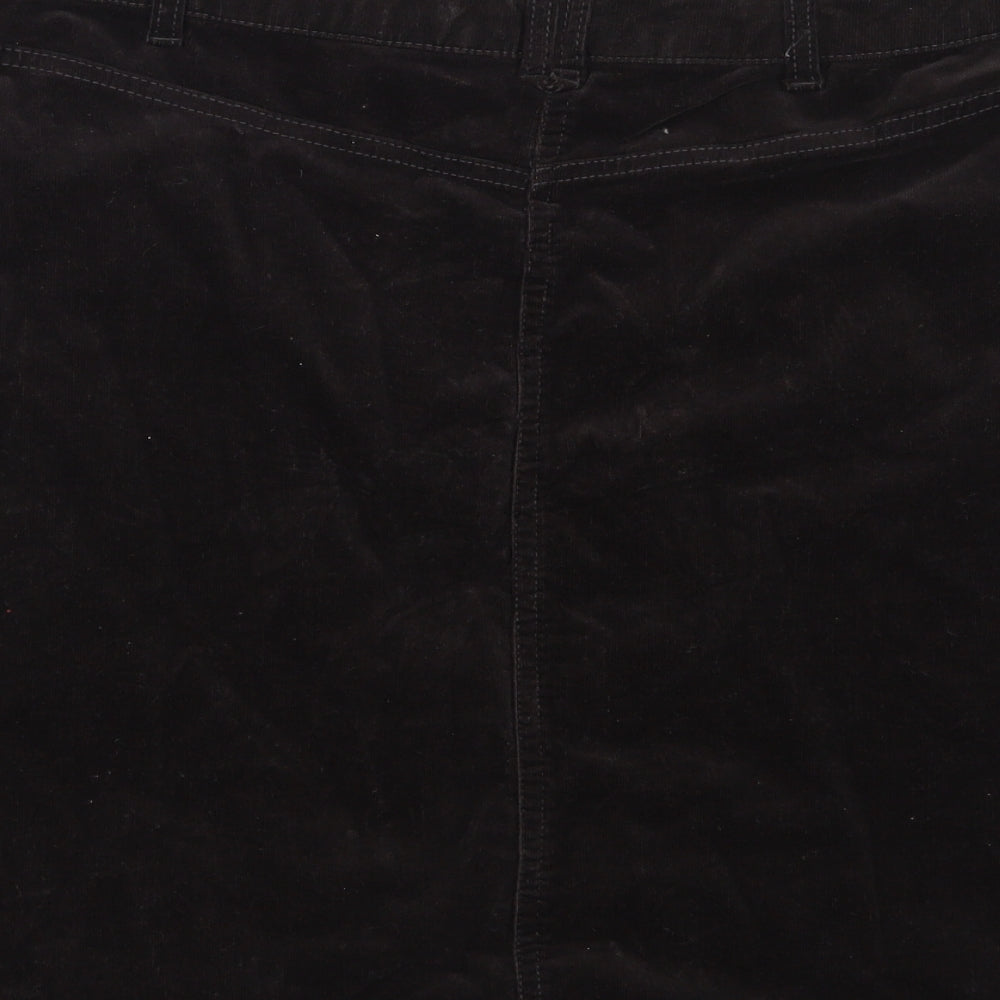 M&Co Womens Brown   A-Line Skirt Size 20
