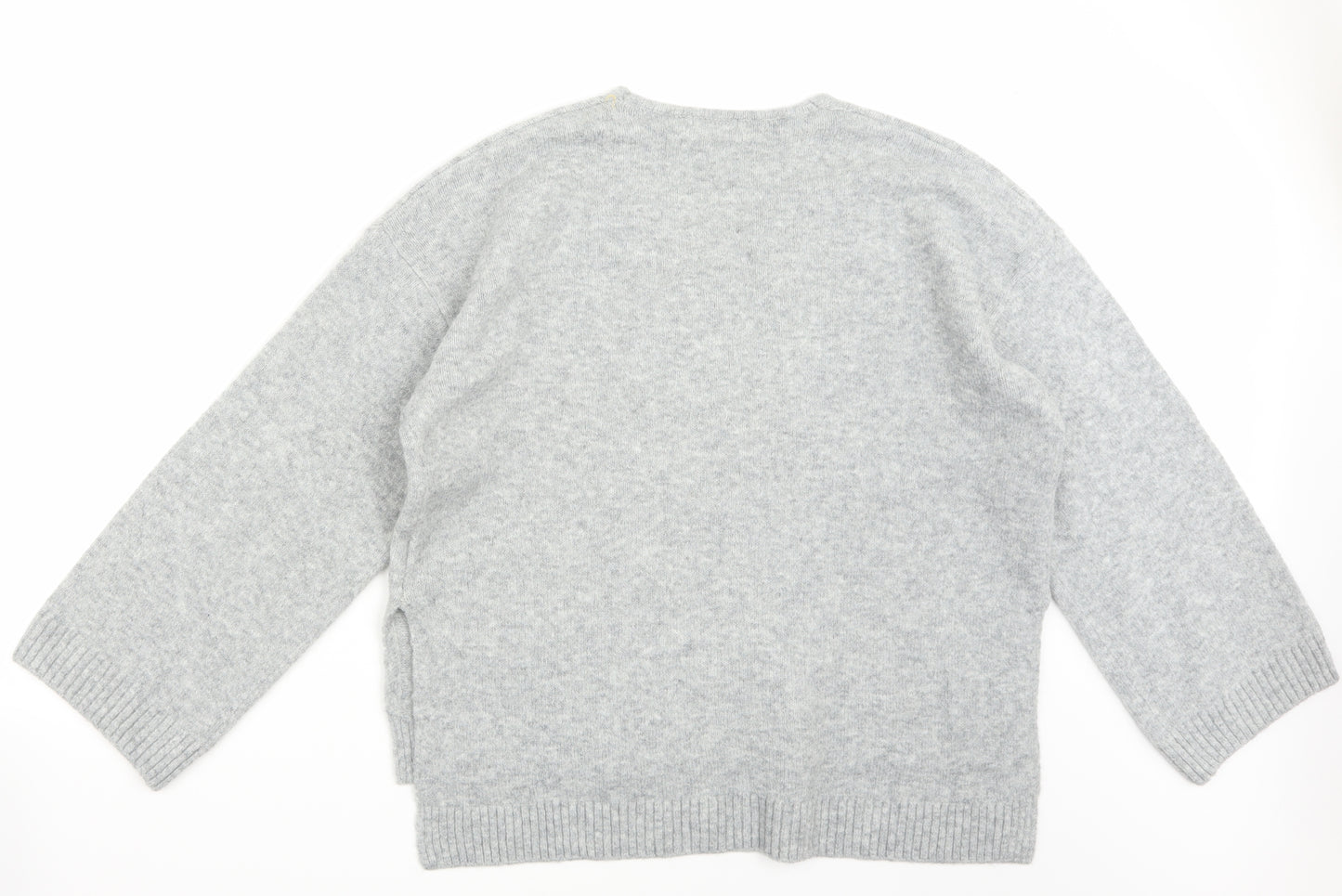 H&M Womens Grey   Pullover Jumper Size M