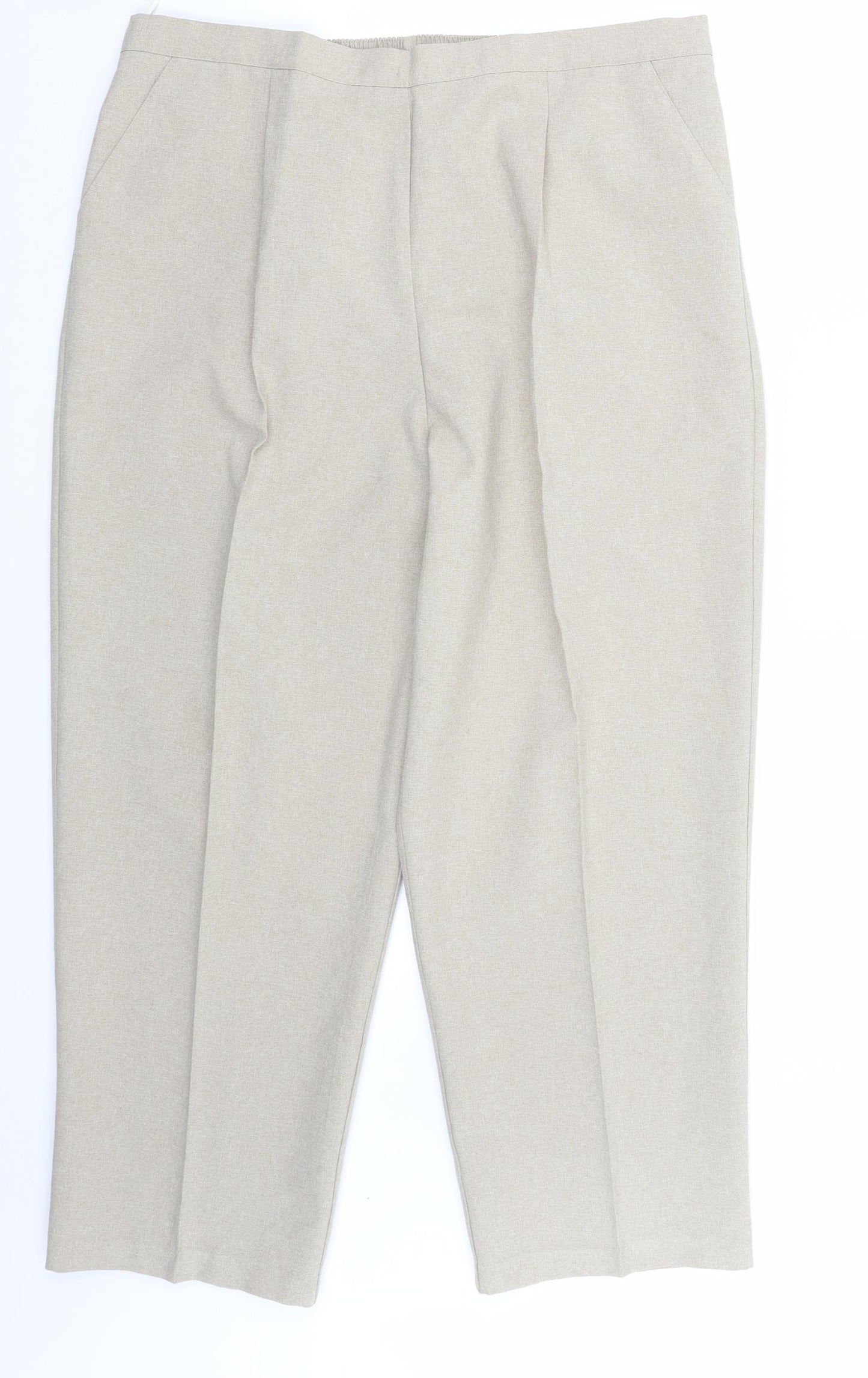 Habbit Womens Beige   Trousers  Size 20 L26 in