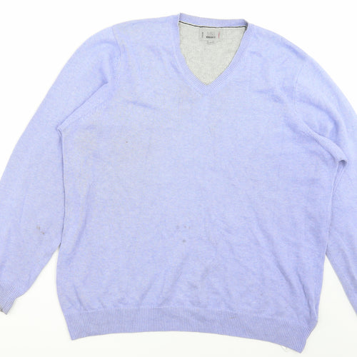 Marks and Spencer Mens Purple   Pullover Jumper Size L
