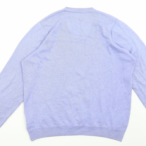 Marks and Spencer Mens Purple   Pullover Jumper Size L