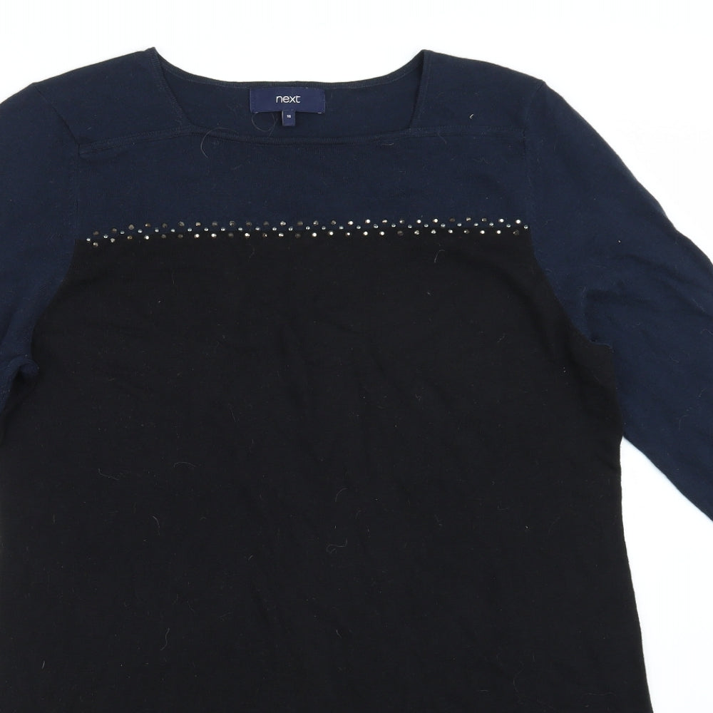 NEXT Womens Black   Jumper Dress  Size 16
