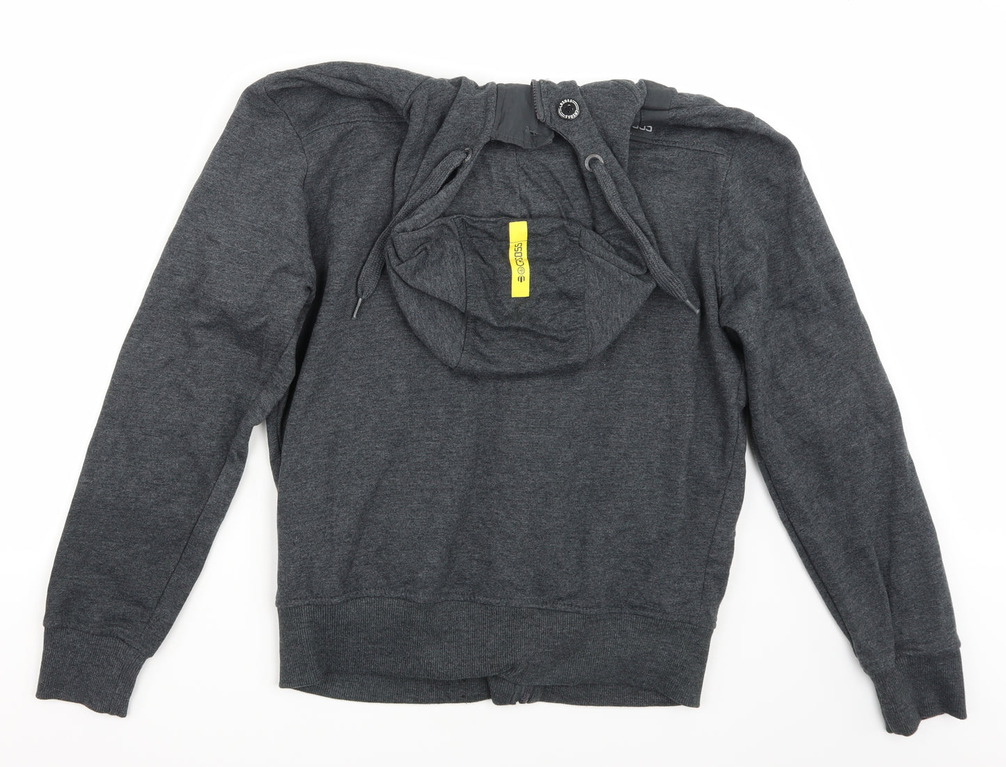 Crosshatch Mens Grey   Full Zip Hoodie Size XL