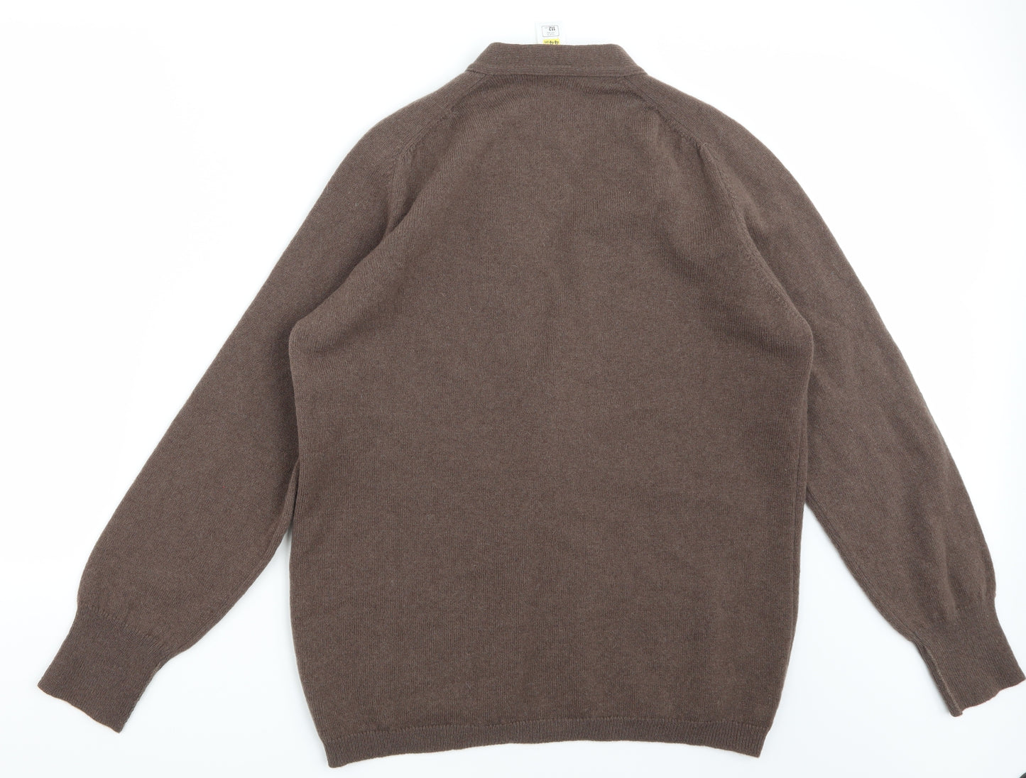 Marks and Spencer Mens Brown   Cardigan Jumper