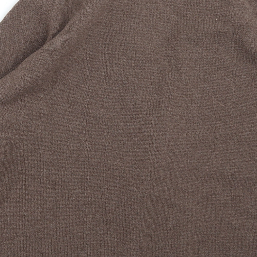 Marks and Spencer Mens Brown   Cardigan Jumper
