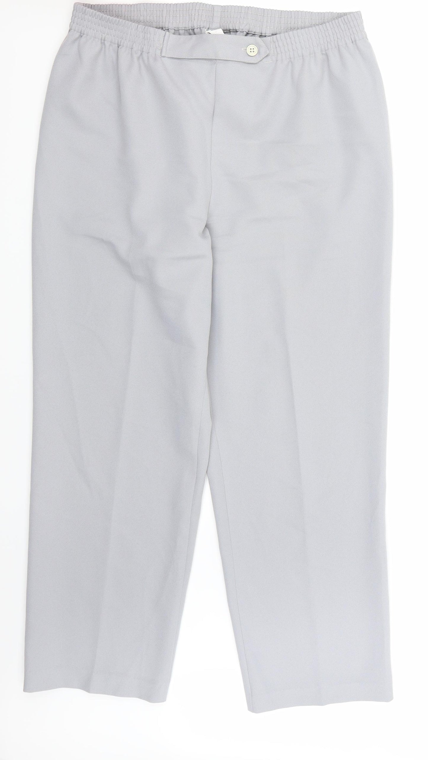 Preworn Womens Grey   Trousers  Size 18 L27 in