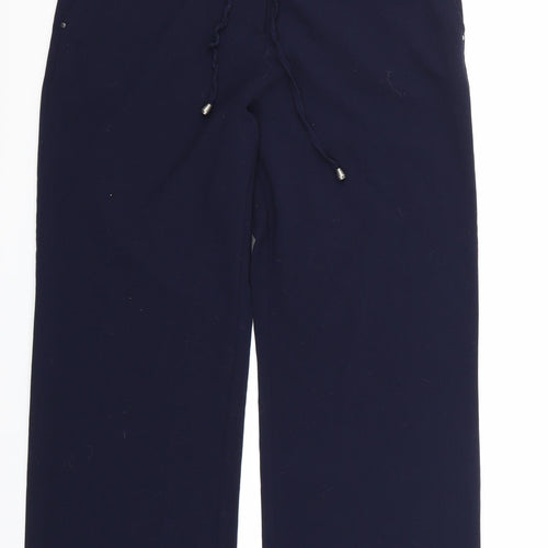 Isle Womens Blue   Trousers  Size 14 L28 in