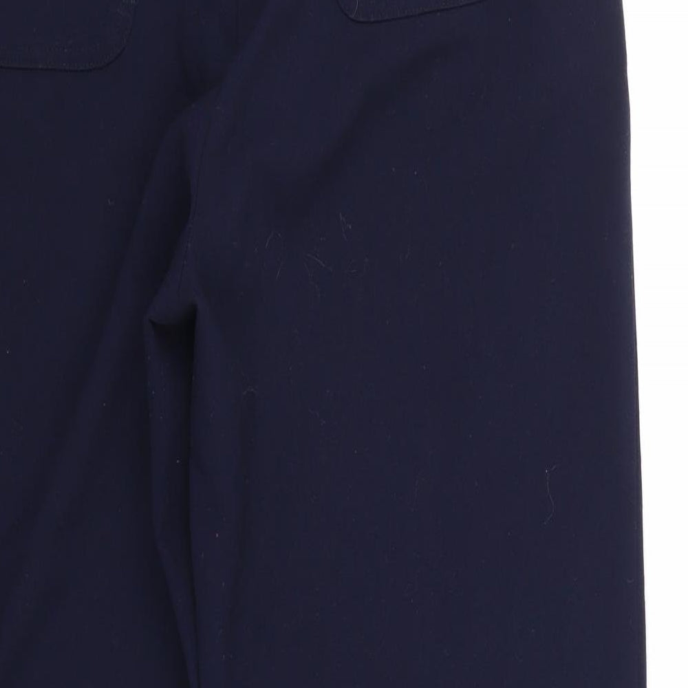 Isle Womens Blue   Trousers  Size 14 L28 in