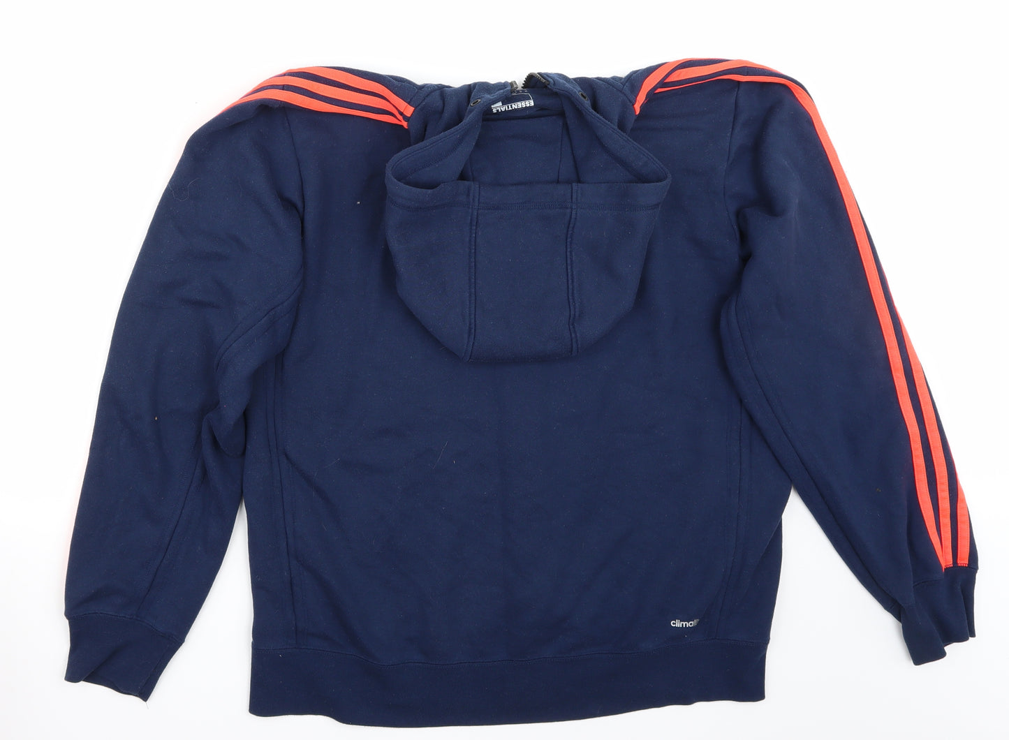 adidas Mens Blue   Full Zip Hoodie Size L