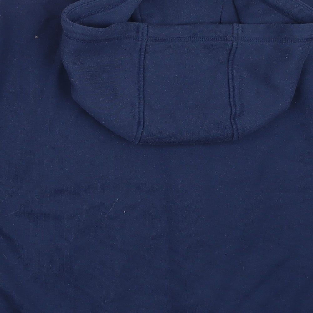 adidas Mens Blue   Full Zip Hoodie Size L