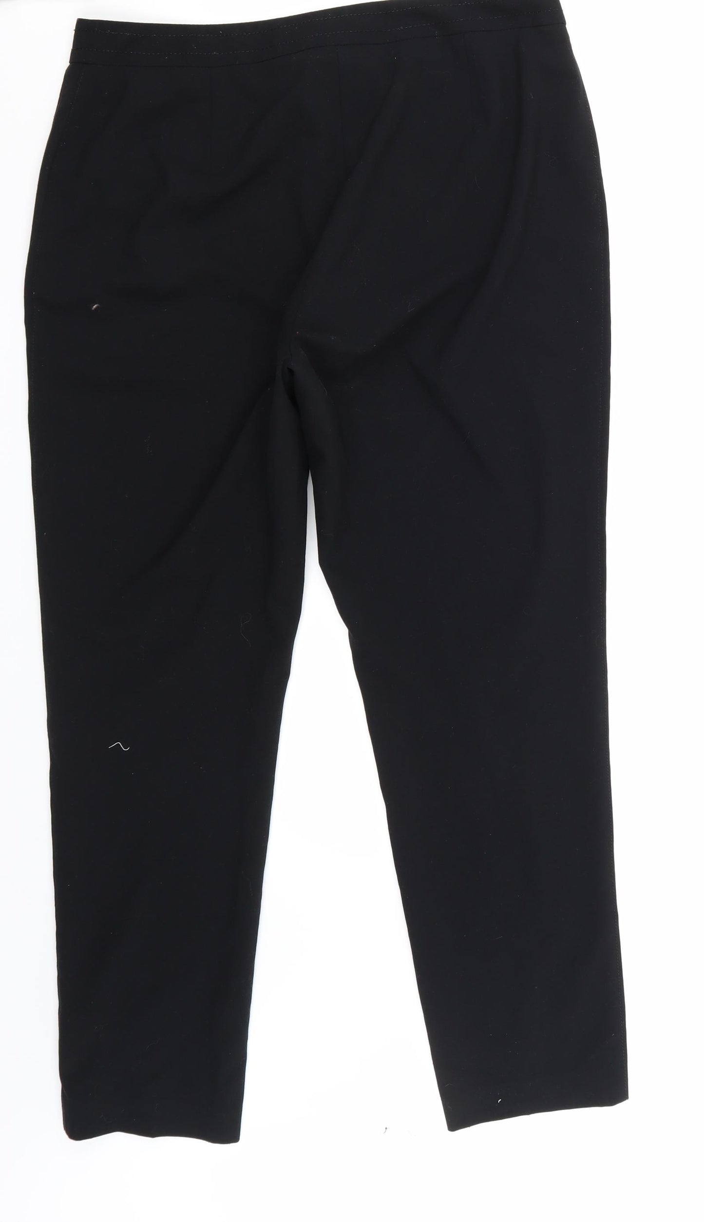 Marks and Spencer Womens Black   Trousers  Size 14 L28 in