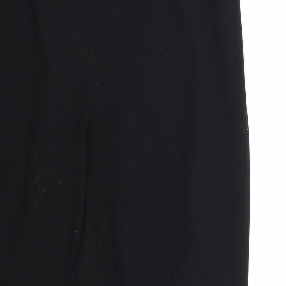 Marks and Spencer Womens Black   Trousers  Size 14 L28 in