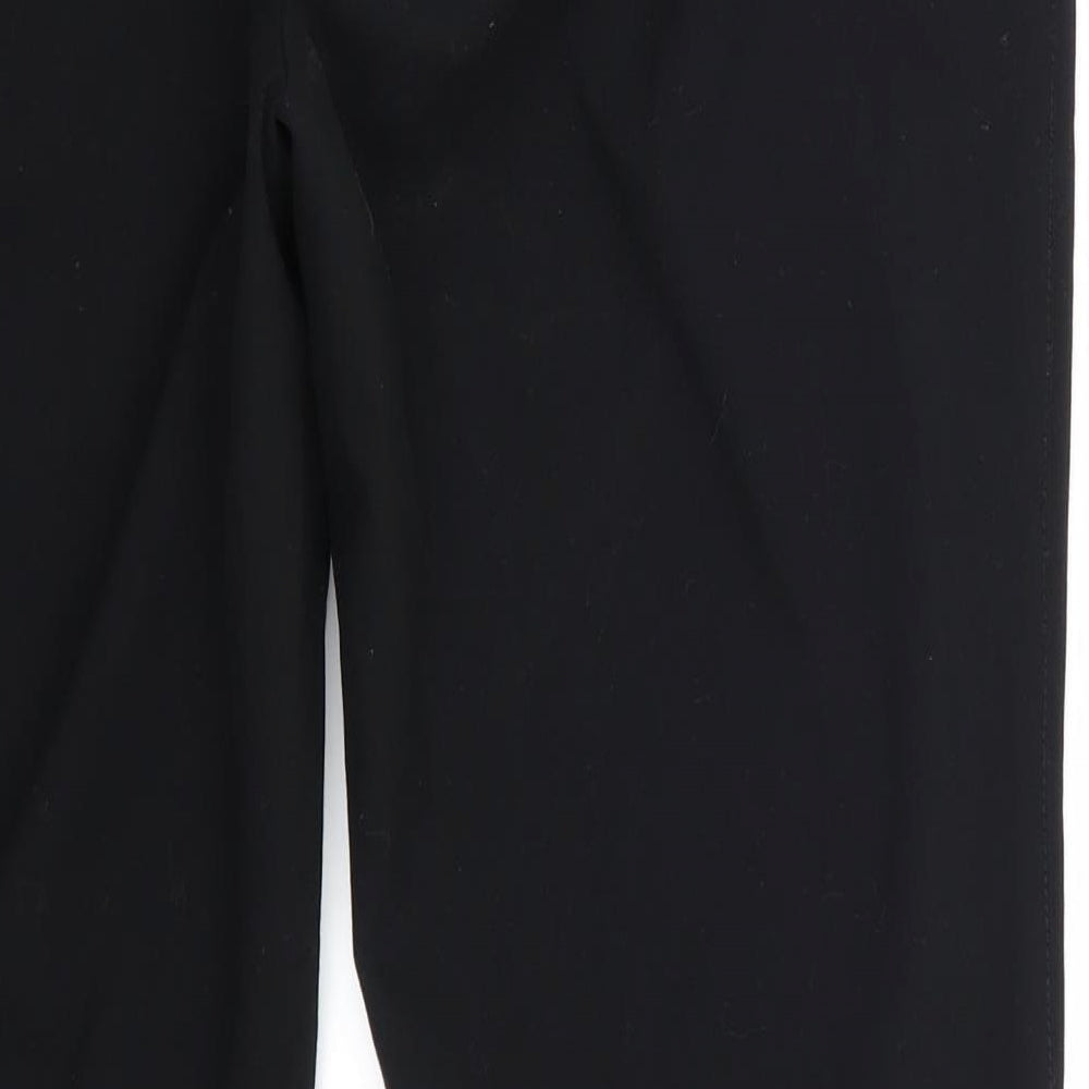 Marks and Spencer Womens Black   Trousers  Size 14 L28 in