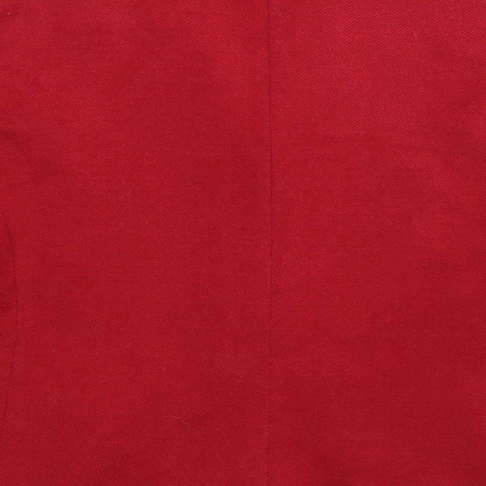 Marks and Spencer Womens Red   Jacket Coat Size 20