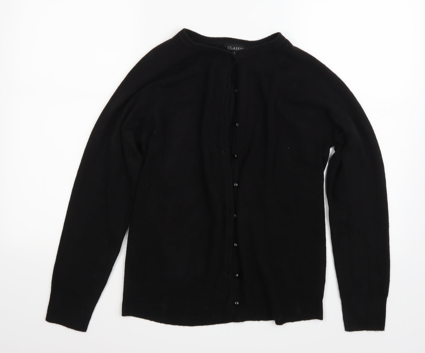 Classics Womens Black   Cardigan Jumper Size 8