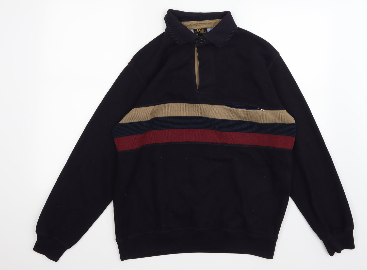 Prestige Mens Blue   Pullover Jumper Size M