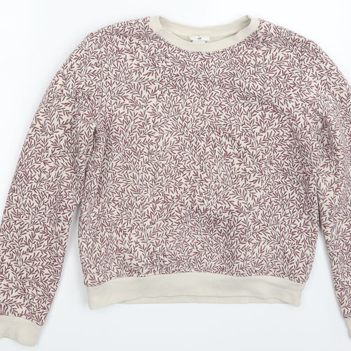 H&M Womens White   Pullover Jumper Size XS