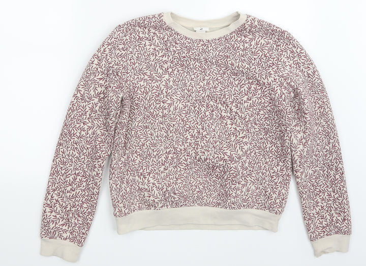 H&M Womens White   Pullover Jumper Size XS