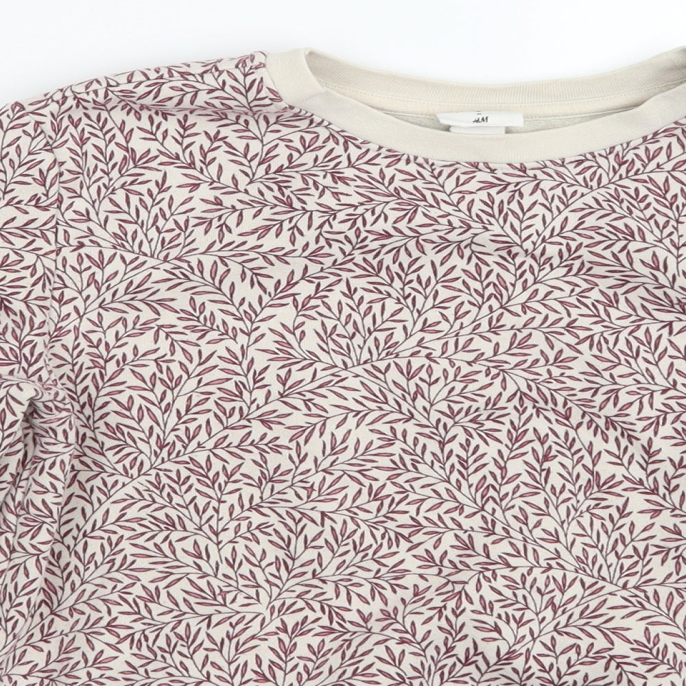 H&M Womens White   Pullover Jumper Size XS