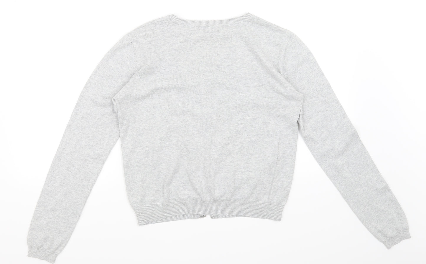 NEXT Girls Grey   Cardigan Jumper Size 15-16 Years