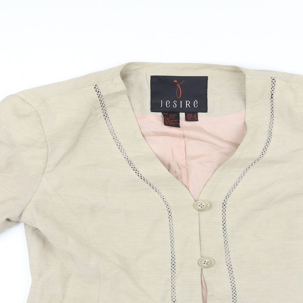 Jesire Womens Brown   Basic Blouse Size 6