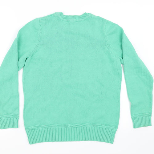 Love knitwear Womens Green   Pullover Jumper Size 14