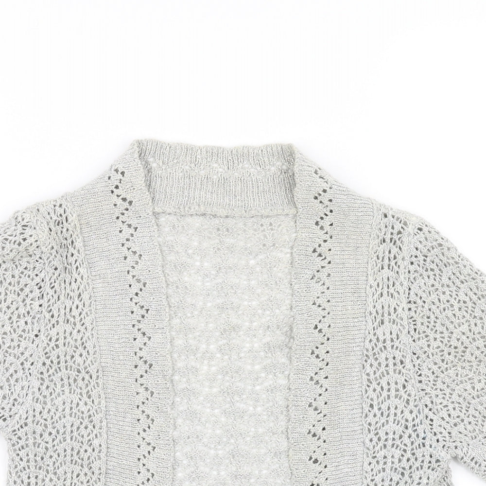 Preworn Womens Grey   Cardigan Jumper Size 10