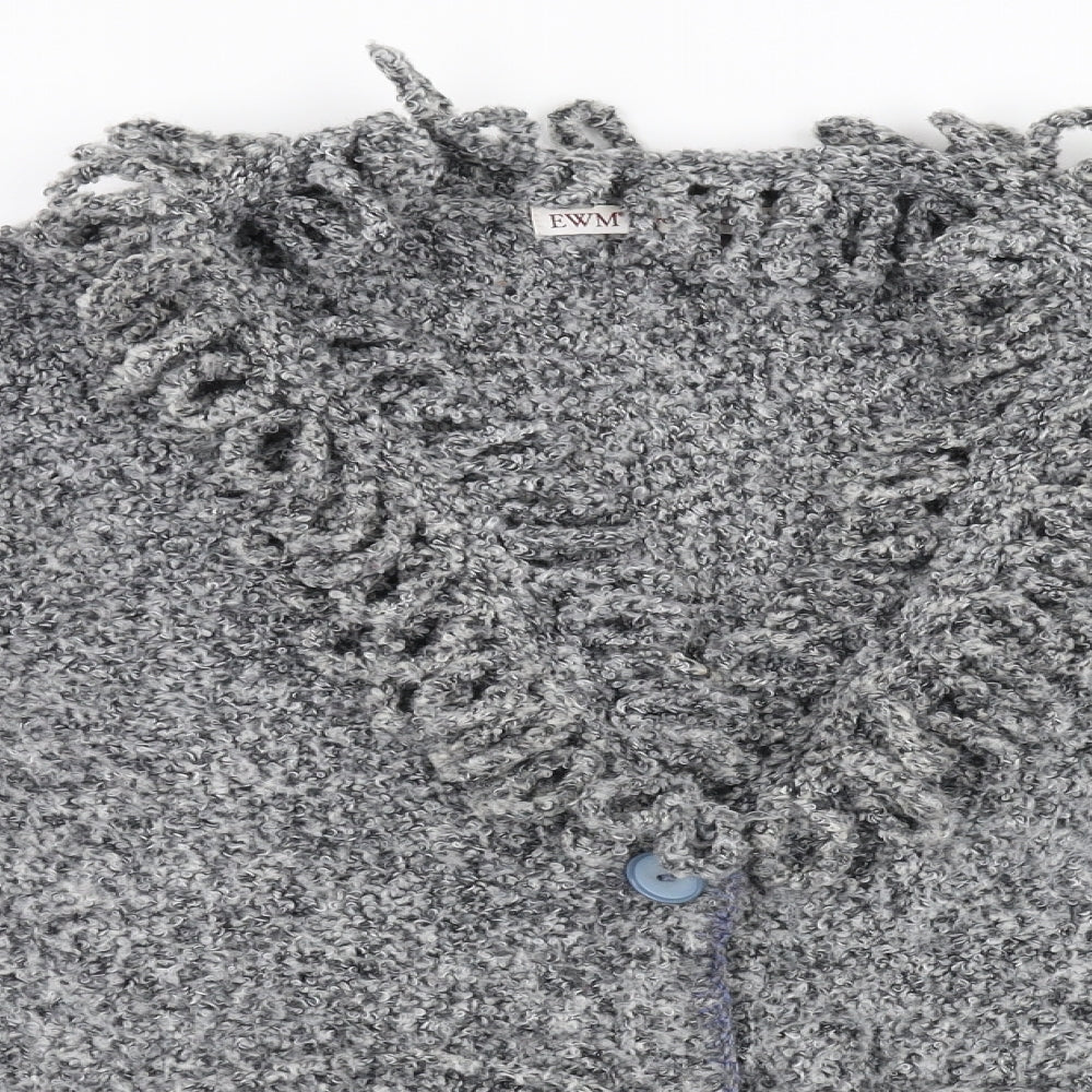 EWM Womens Grey   Cardigan Jumper Size 18