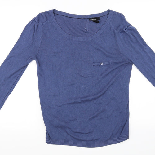 mango basics  Womens Blue   Pullover Jumper Size XL