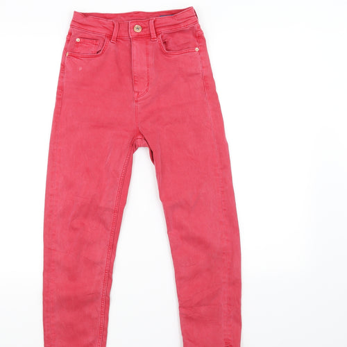 Marks and Spencer Womens Red   Skinny Jeans Size 6 L21 in