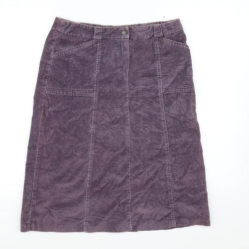 Bonmarché Womens Purple   A-Line Skirt Size 12