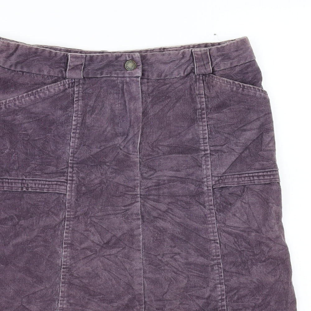 Bonmarché Womens Purple   A-Line Skirt Size 12
