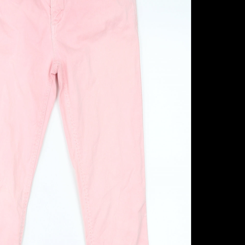 Indigo Collection Womens Pink   Skinny Jeans Size 10 L27 in