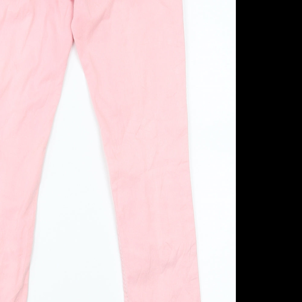 Indigo Collection Womens Pink   Skinny Jeans Size 10 L27 in