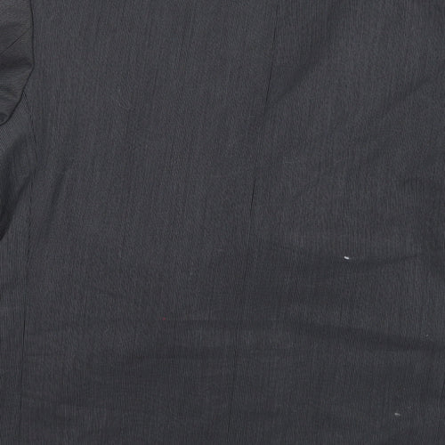 Copperstone Mens Grey  Rayon Jacket Suit Jacket Size 44
